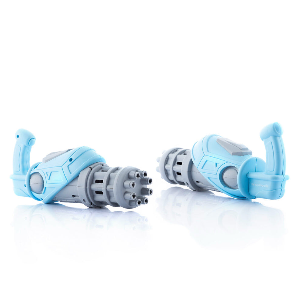 InnovaGoods Automatic Soap Bubble Gun Bubblig 8 Cannons