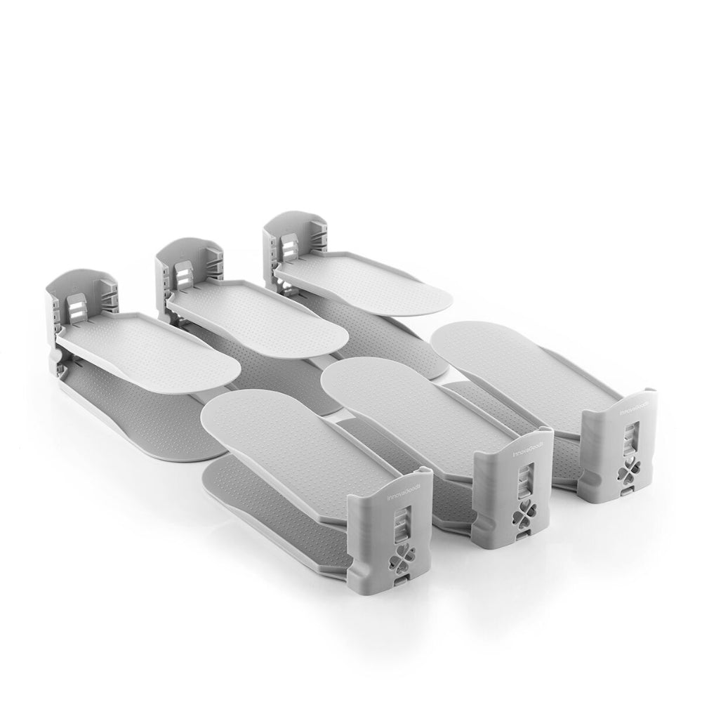 InnovaGoods Adjustable Shoe Organiser 6 Units 12 Shoes