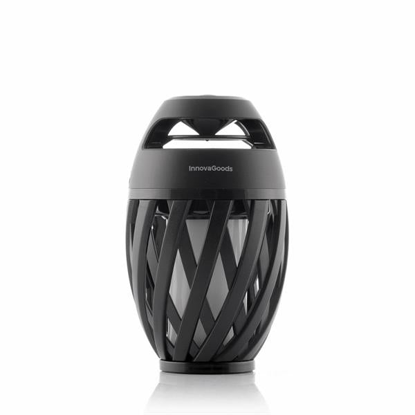 InnovaGoods Wireless Speaker Flame Effect LED Torch