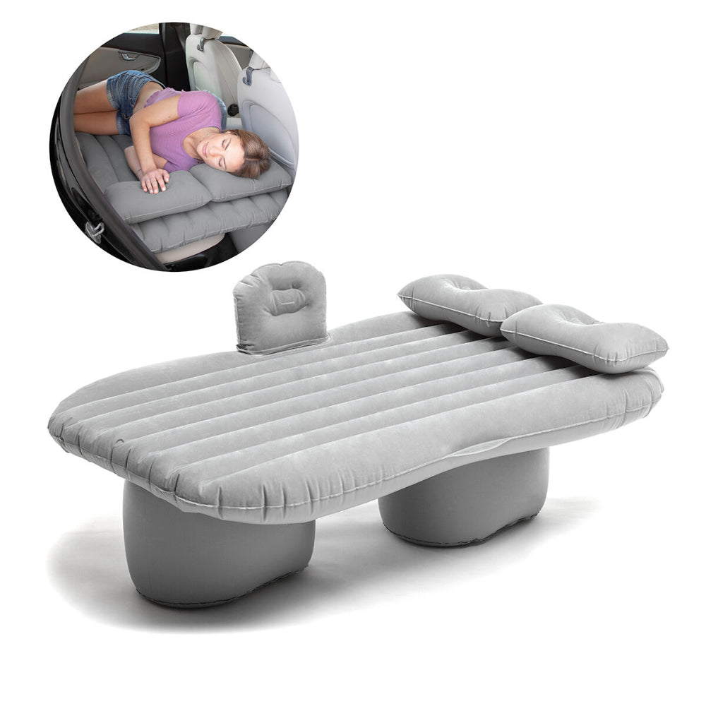 InnovaGoods Inflatable Car Mattress with Pump & Pillows