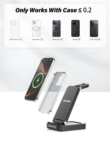 Ven-Dens Bluetooth Earbuds V5.4 White with Handle Case