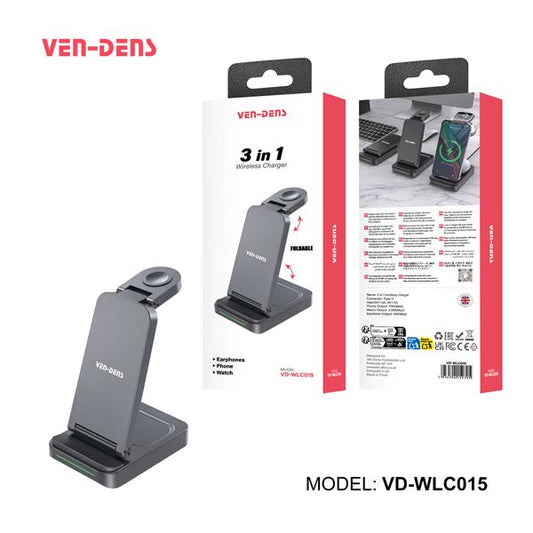 Ven-Dens Bluetooth Earbuds V5.4 White with Handle Case