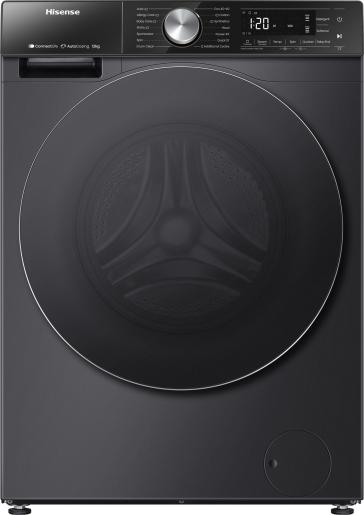 Hisense Front Load Washer 12KG 1400RPM Inverter Auto Dose Black