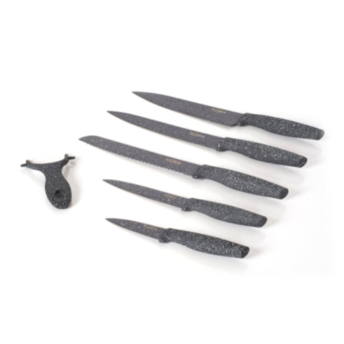 Zilan Knife Set 6PC Stainless Steel with Peeler