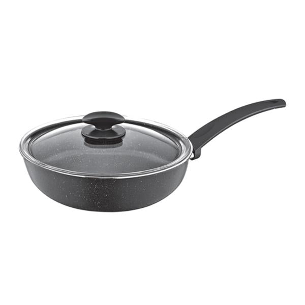 Zilan Deep Frypan 24cm with Glass Lid