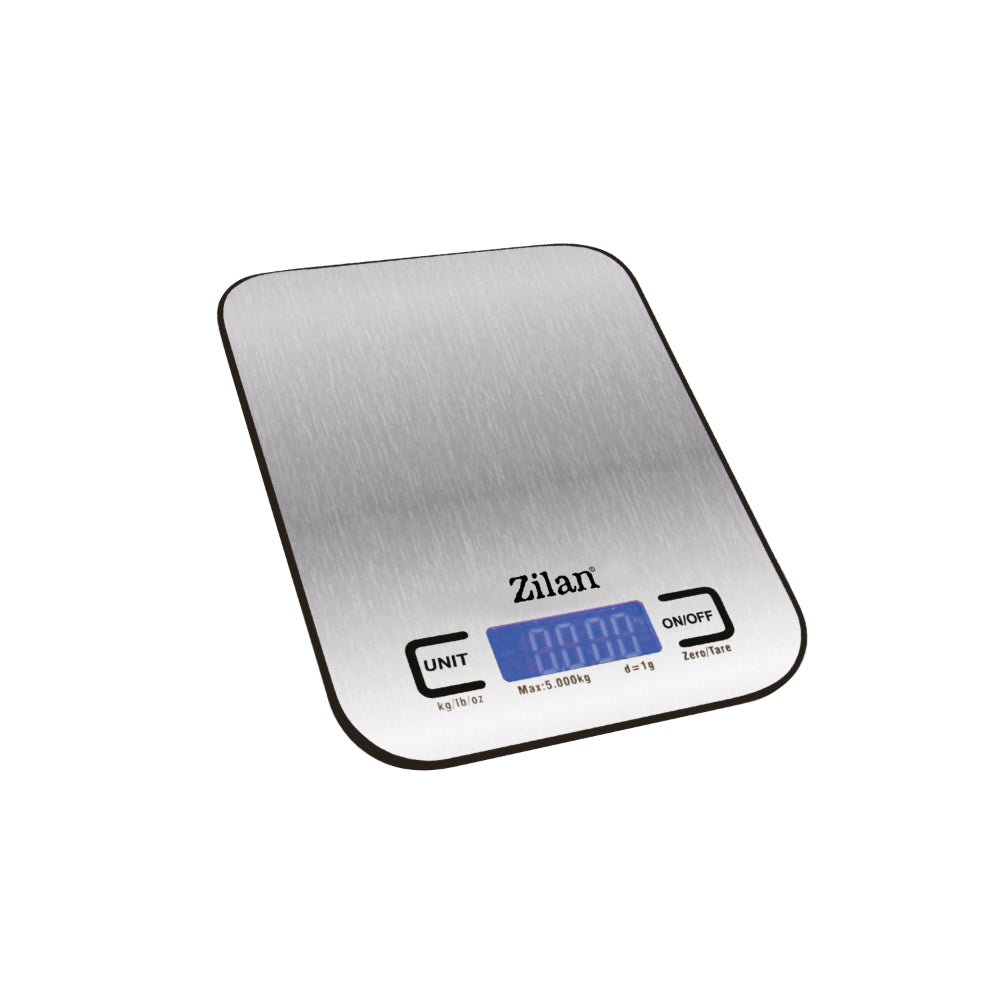 Zilan Digital Kitchen Scale 5KG Stainless Platform