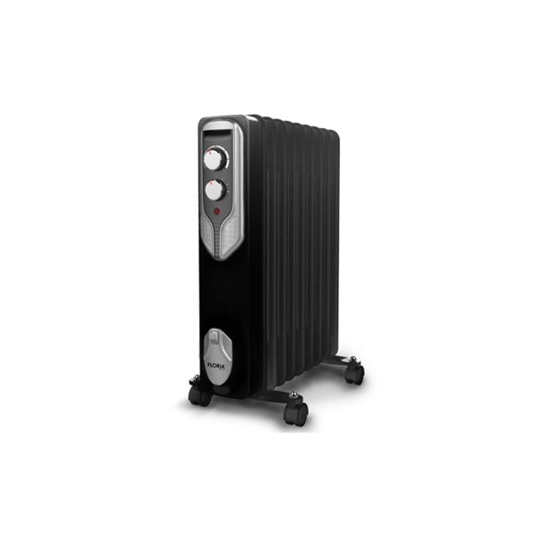 Zilan Electric Oil Filled Heater 9-Fin 2000W Thermostat