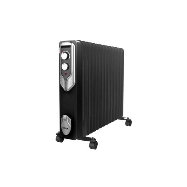 Zilan Electric Oil Filled Heater 13-Fin 2500W Thermostat