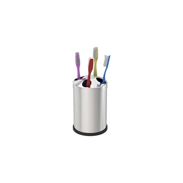 Zilan Bathroom Set 4PC Inox (Pedal Bin, Brush, Soap)