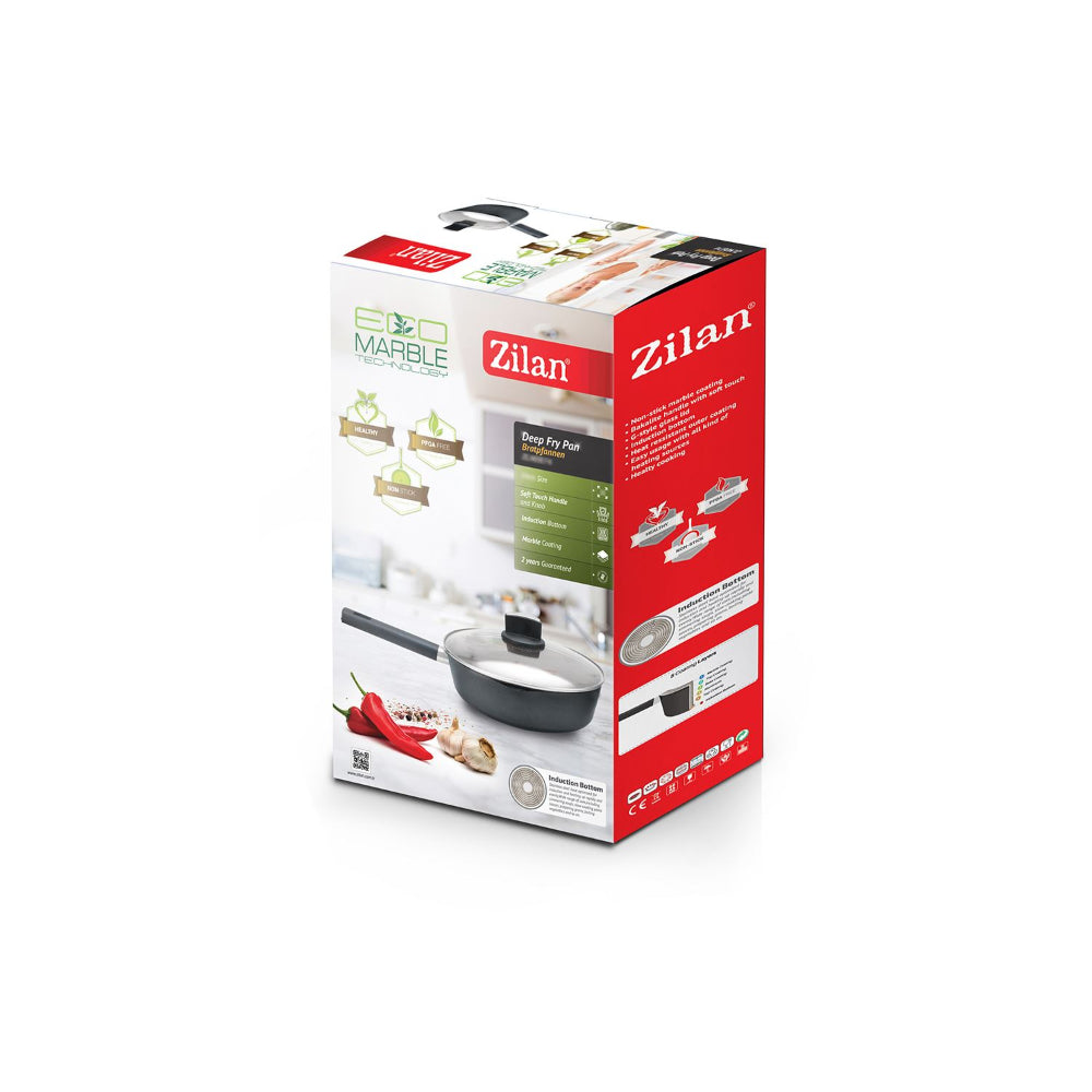 Zilan Tri-Ply Fry Pan 24cm Induction Non-Stick