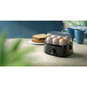 Philips Egg Cooker 3000 Series 400W Capacity 6 Eggs With Poached Egg Tray Set