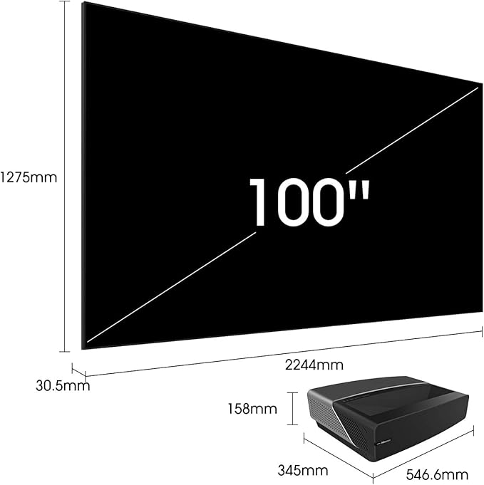 Hisense 100 Inch 4K UHD Smart Laser TV