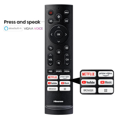 Hisense 100 Inch Q7N 4K Smart QLED TV 120Hz VIDAA