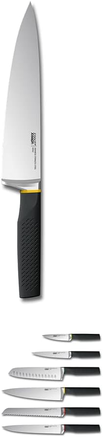 Joseph Joseph LockBlock Knife Set 6PC Self-Locking Black