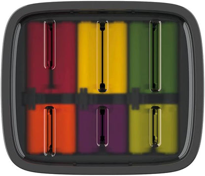 Joseph Joseph LockBlock Knife Set 6PC Self-Locking Black