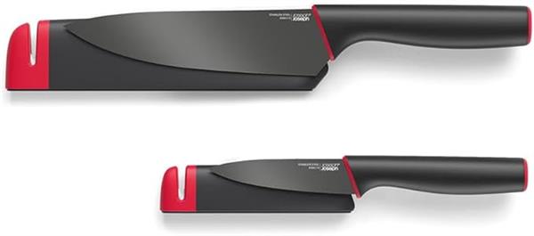 Joseph Joseph Slice & Sharpen Knife Set 2PC with Sharpener Sheath