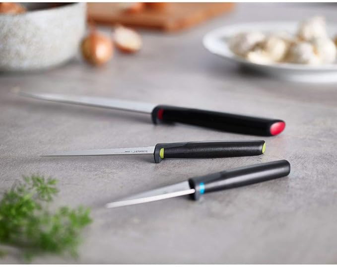 Joseph Joseph Elevate Knife Set 3PC Japanese SS with Sheaths