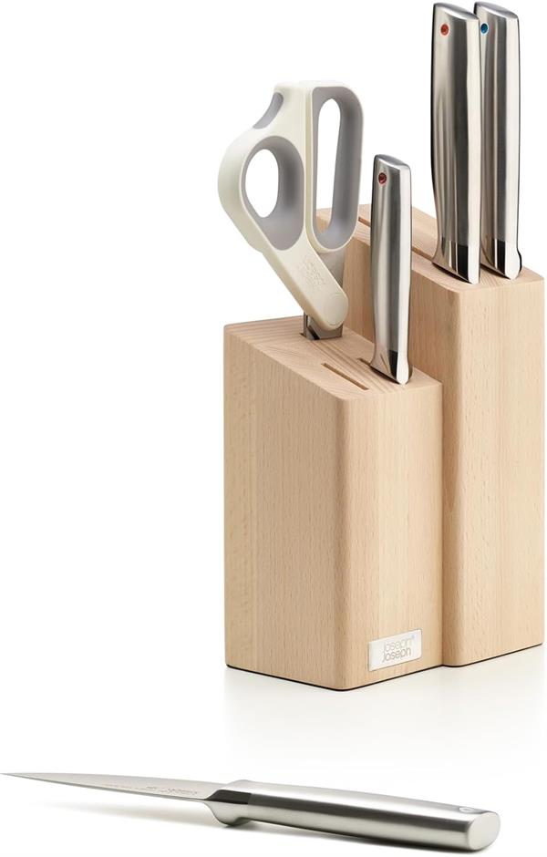 Joseph Joseph Elevate Fusion Knife Set 5PC with Block SS