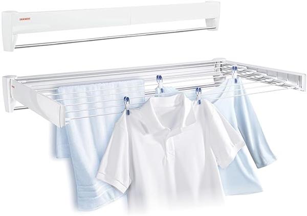 Leifheit Telefix 100 Wall Mounted Clothes Dryer 8.1M White