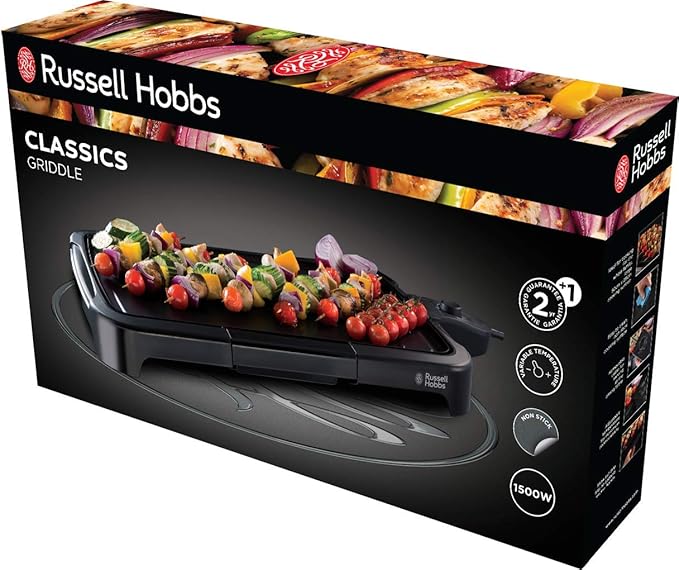 Russell Hobbs Electric Grill 1500W Non-Stick
