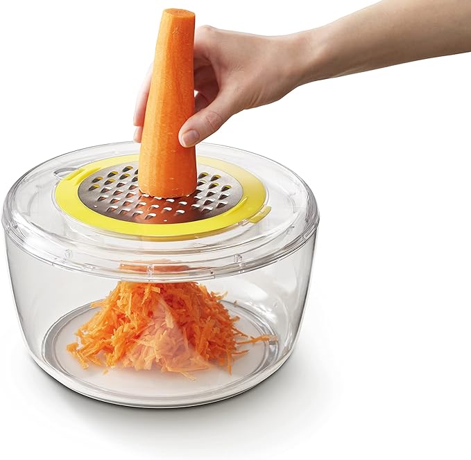 Joseph Joseph Salad Prep Set 4PC Bowl Spiraliser Grater