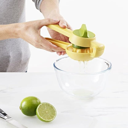 Joseph Joseph JuiceMax Dual-Action Citrus Press Yellow
