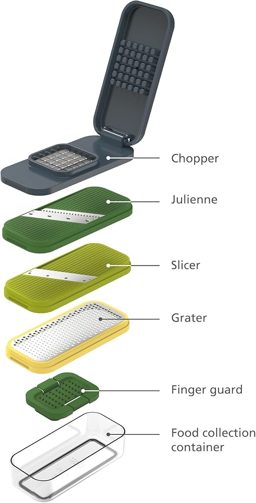 Joseph Joseph Multi-Prep Compact 4-in-1 Chopper Grater Slicer