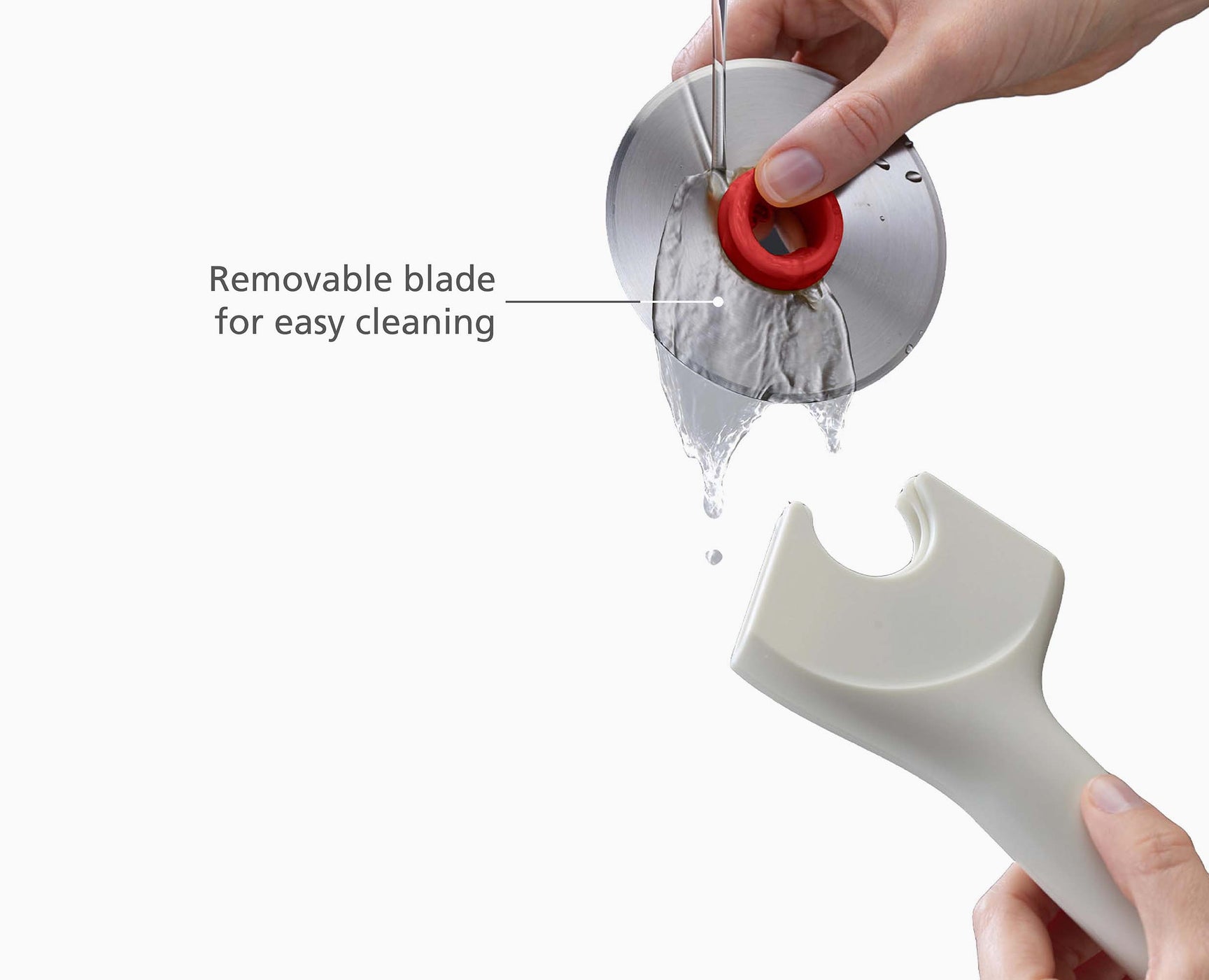 Joseph Joseph Ringo Easy-Clean Pizza Cutter Red