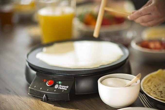 Russell Hobbs Fiesta Crepe Pancake Maker 1000W Non-Stick