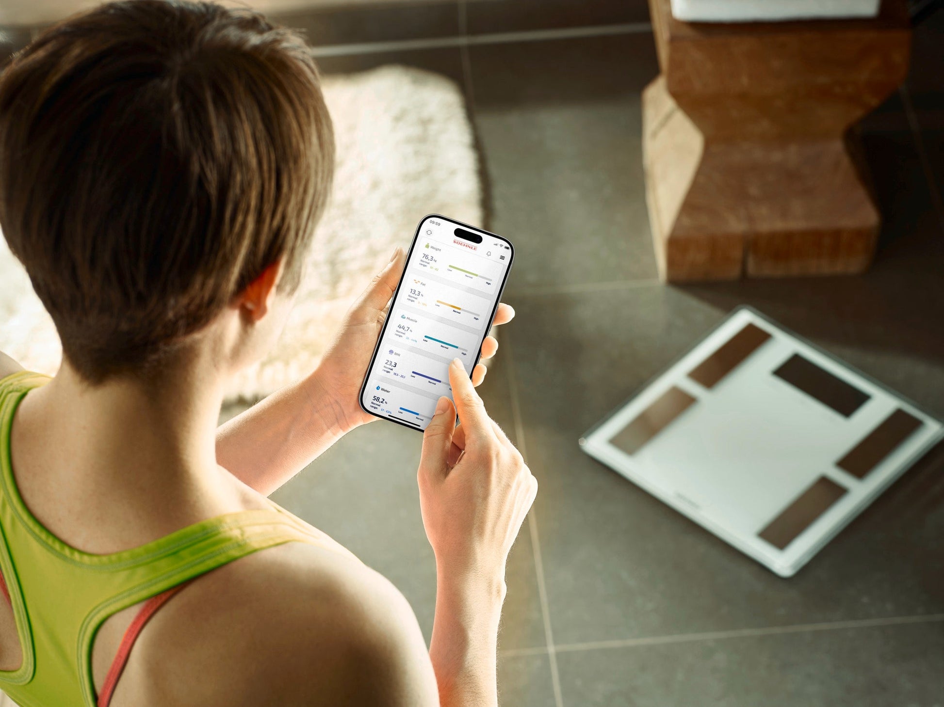 Soehnle Body Analysis Scale 180KG Connect 100 App