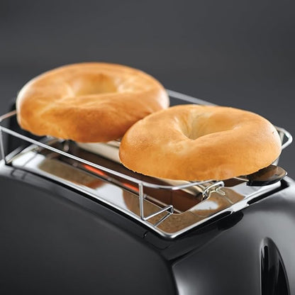 Russell Hobbs Textures+ Toaster 2-Slot Extra Wide Bun Warmer
