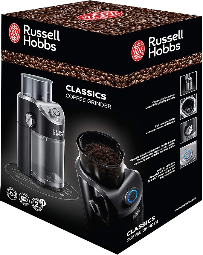 Russell Hobbs Electric Coffee Grinder 140W Adjustable