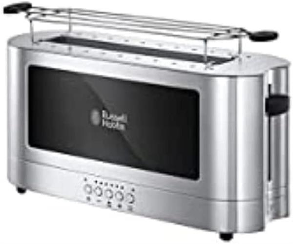 Russell Hobbs Elegance Toaster 2-Slice Glass View