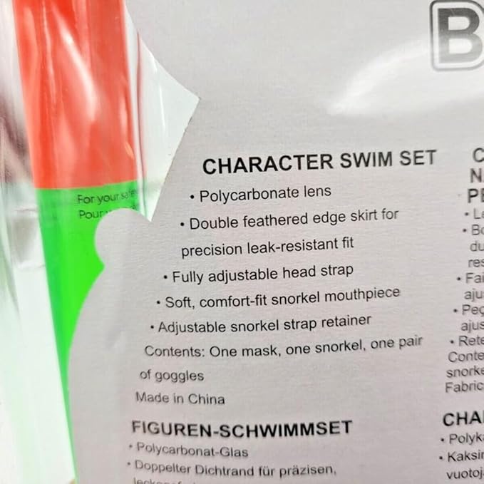 Bestway Character Swim Mask & Snorkel Set