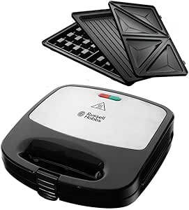 Russell Hobbs 3-in-1 Sandwich Waffle Grill Maker 760W