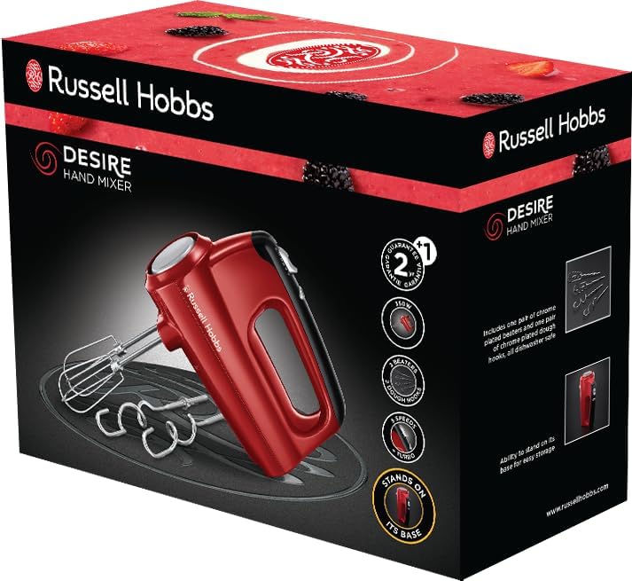 Russell Hobbs Desire Hand Mixer 350W 5 Speed