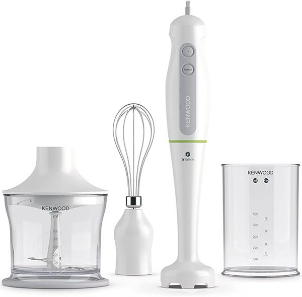 Kenwood Hand Blender 600W Triblade with Chopper & Whisk
