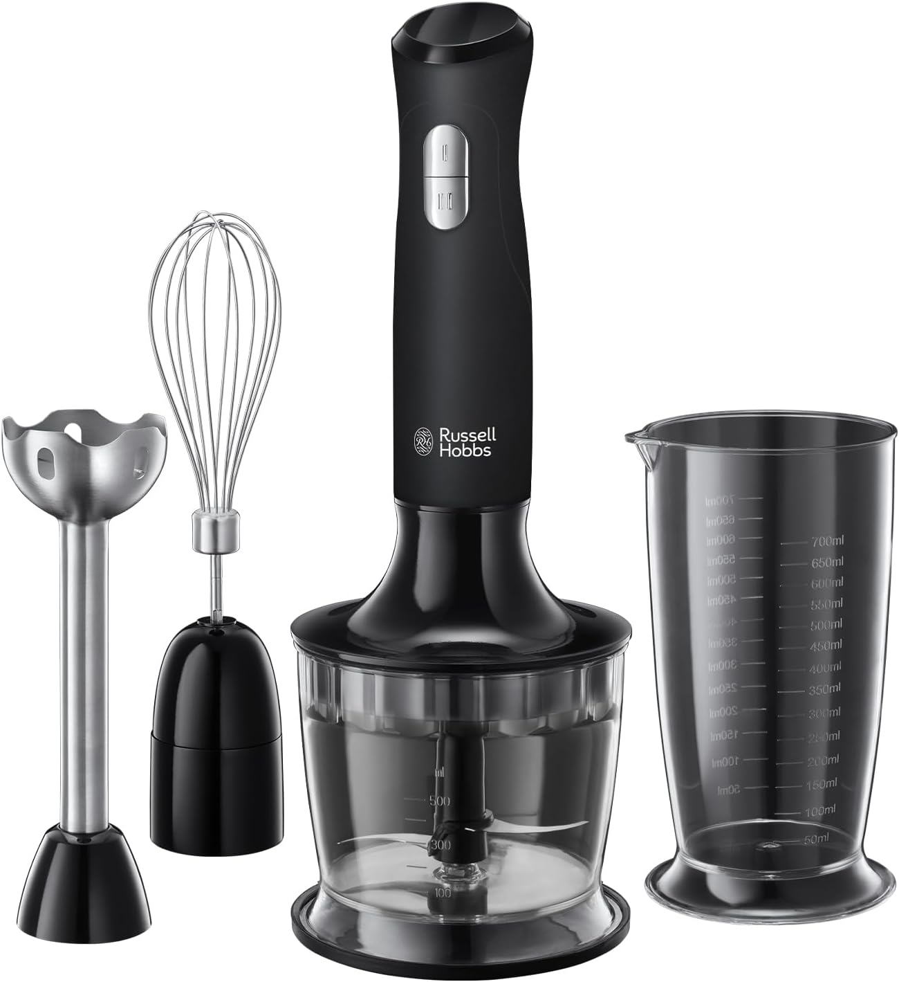 Russell Hobbs Hand Blender 500W 3-in-1 Chopper Whisk
