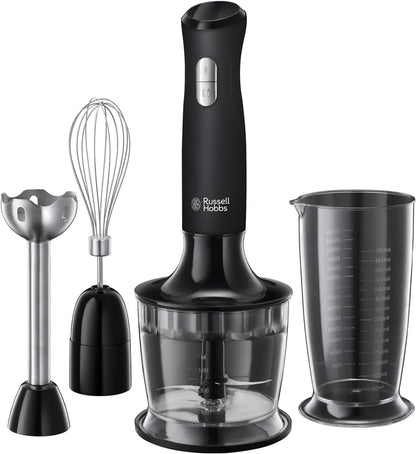 Russell Hobbs Hand Blender 500W 3-in-1 Chopper Whisk