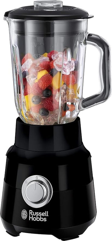 Russell Hobbs Desire Jug Blender 650W 1.5L Glass Matte Black