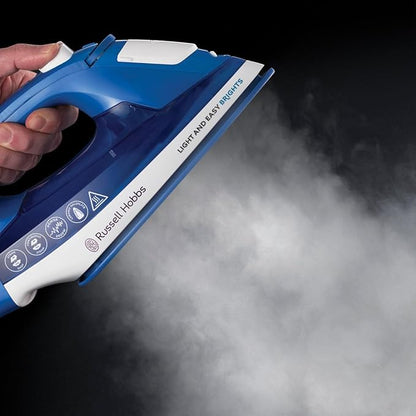 Russell Hobbs Steam Iron 2400W Ceramic Sapphire Blue
