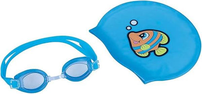 Bestway Kids Swim Goggles & Cap Set