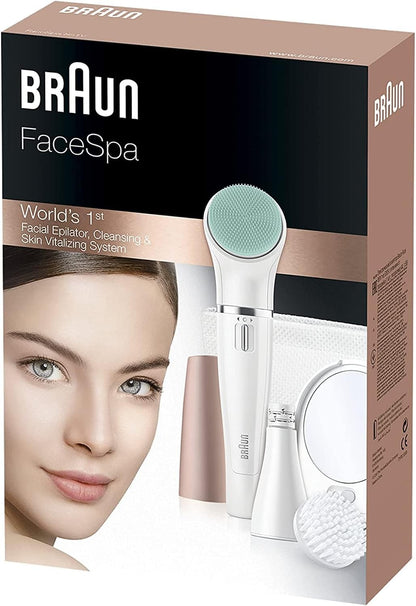 Braun FaceSpa 851V Epilator & Sonic Brush