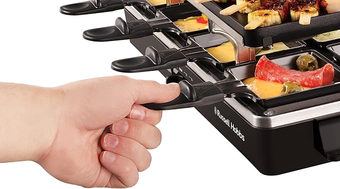 Russell Hobbs 3-in-1 Raclette Grill 1400W Stone & Non-Stick