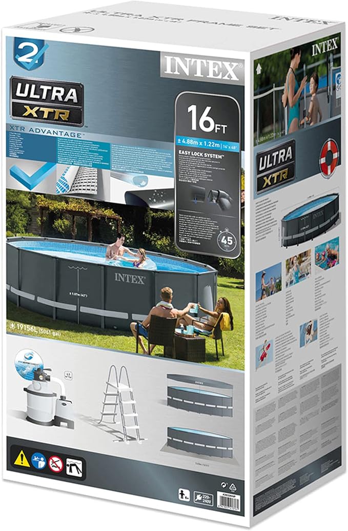 Intex Ultra XTR Frame Pool Set 4.88m Sand Filter