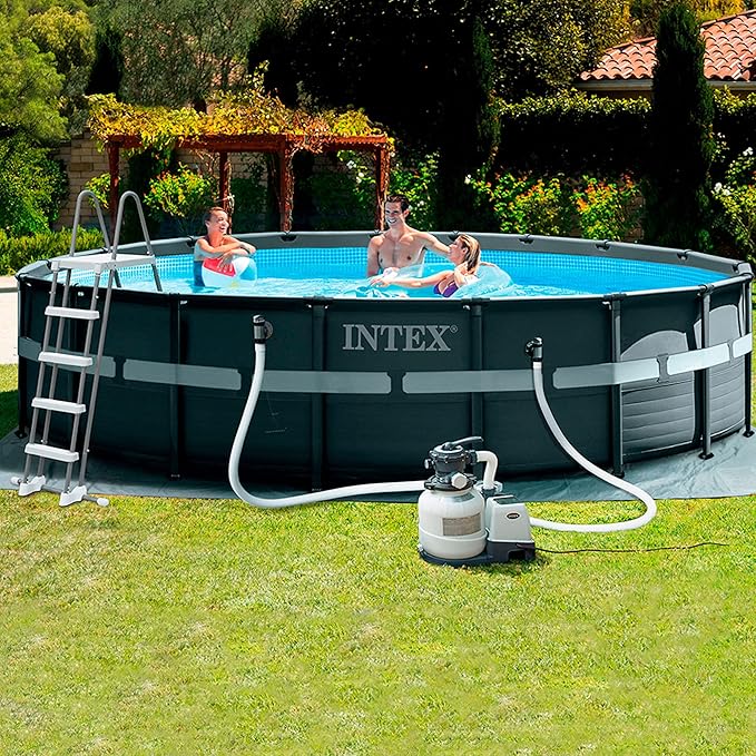 Intex Ultra XTR Round Frame Pool Set 5.49m Sand Filter