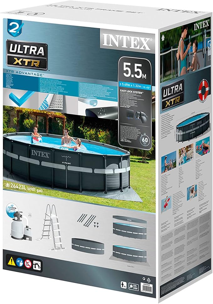 Intex Ultra XTR Round Frame Pool Set 5.49m Sand Filter