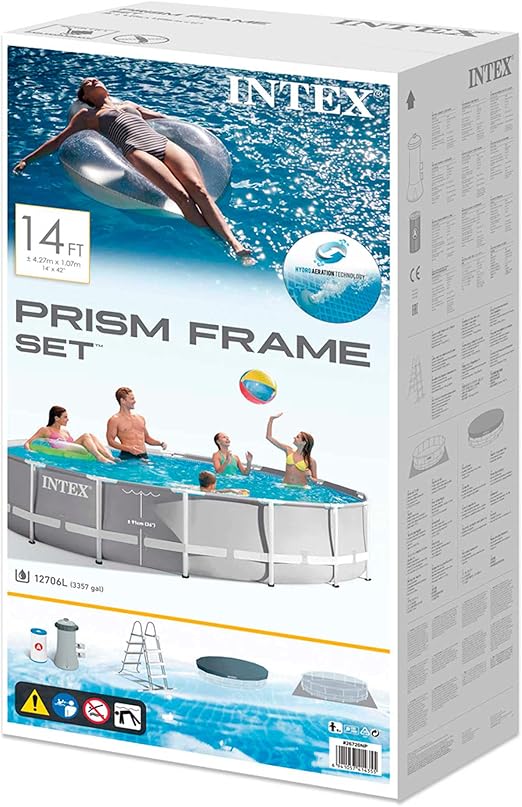 Intex Prism Frame Round Pool Set 4.27m x 1.07m