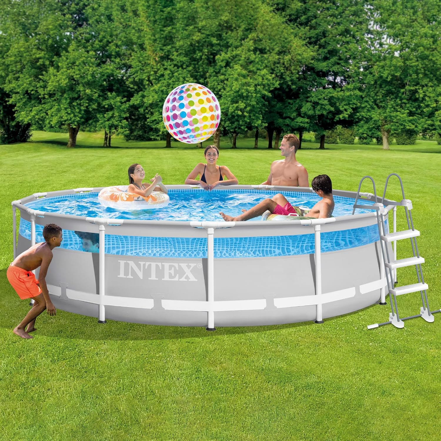 Intex Prism Frame Clearview Pool Set 4.27m
