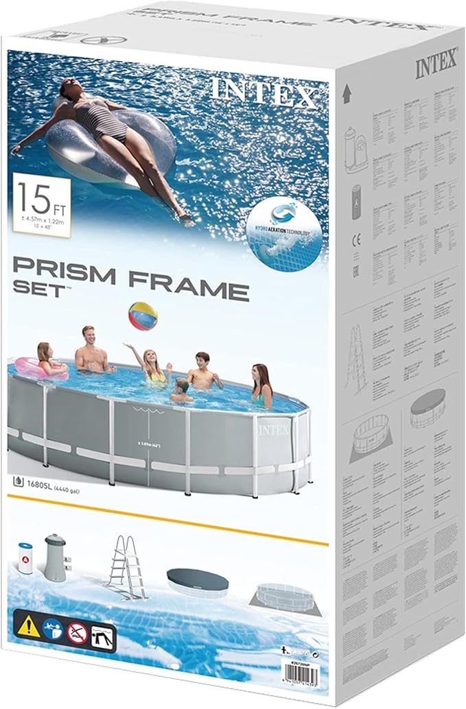 Intex Prism Frame Round Pool Set 4.57m x 1.22m